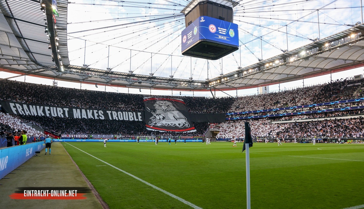 Champions League Group D Eintracht Frankfurt - Sporting Club de